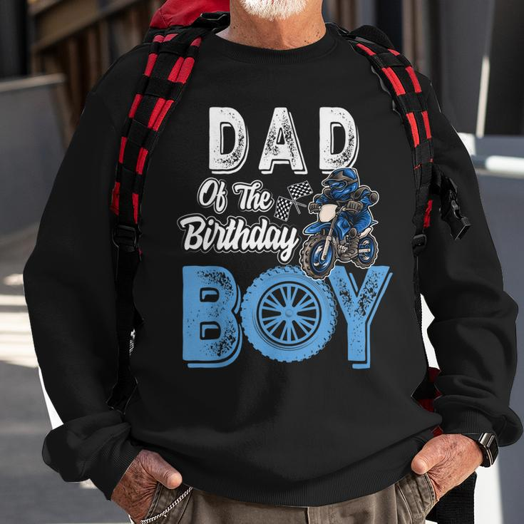 Dad Of The Birthday Boy Dirt Bike B-Day Motocross Party Sweatshirt Gifts for Old Men