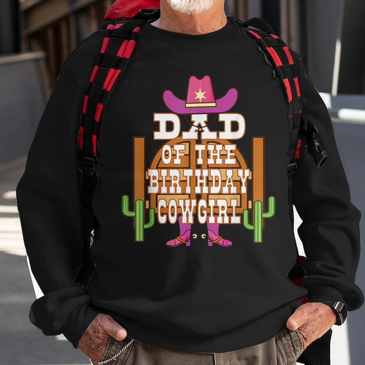 Dad Of The Birthday Cowgirl Kids Rodeo Party B-Day Sweatshirt Gifts for Old Men
