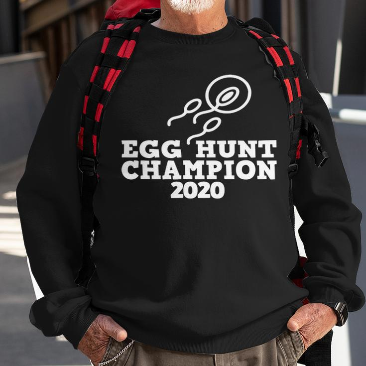 Dad Pregnancy Announcement Egg Hunt Champion 2020 Sweatshirt Gifts for Old Men