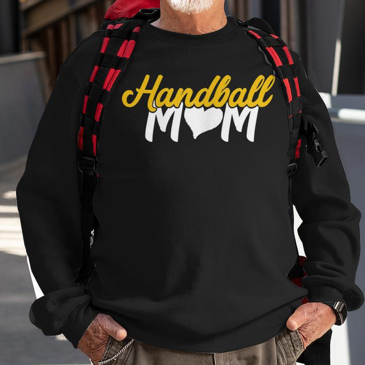 Damen Handball Mama Für Alle Handballer Frauen Sweatshirt Geschenke für alte Männer