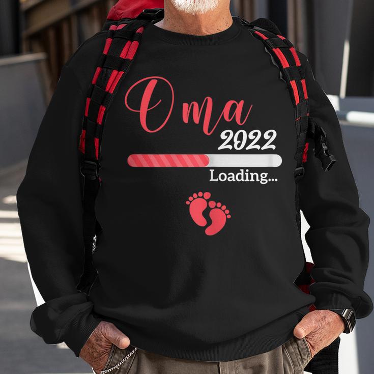 Damen Ich Werde Oma 2022 Sweatshirt, Lustige Verkündung Schwangerschaft Geschenke für alte Männer