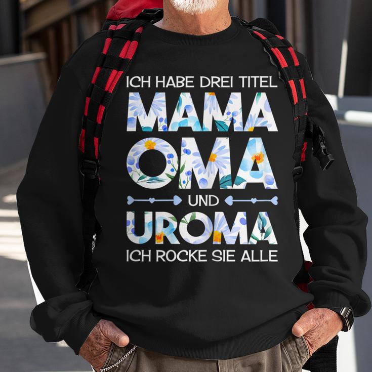 Damen Mama Oma Uroma Rocke Muttertagsgeschenk Mutter Spruch Sweatshirt Geschenke für alte Männer