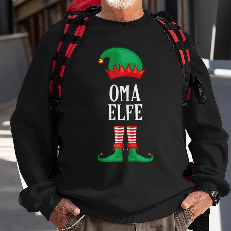 Damen Oma Elfe Partnerlook Familien Outfit Weihnachten Sweatshirt Geschenke für alte Männer
