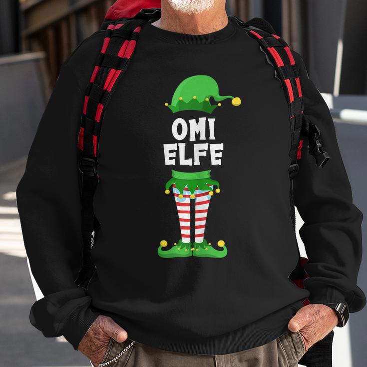 Damen Omi Elfe Oma Partnerlook Familien Outfit Weihnachten Sweatshirt Geschenke für alte Männer