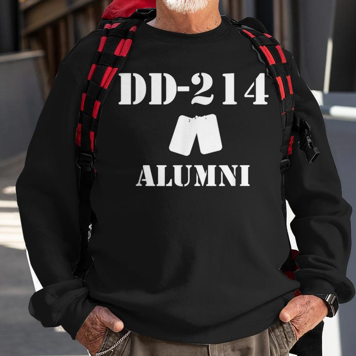 Dd-214 Usa Army Alumni Veteran Vintage Men Women Sweatshirt Graphic Print Unisex Gifts for Old Men