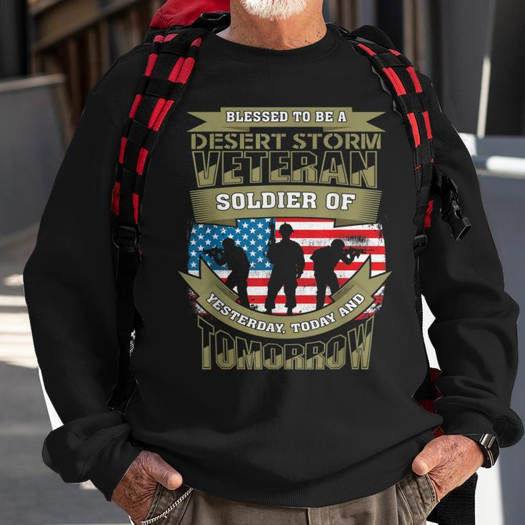Desert Storm VeteranMen Women Sweatshirt Graphic Print Unisex Gifts for Old Men