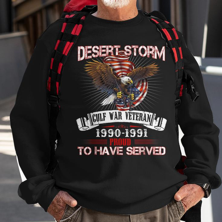 Desert Storm VeteranVeteran Proud For Fathers Day Sweatshirt Gifts for Old Men
