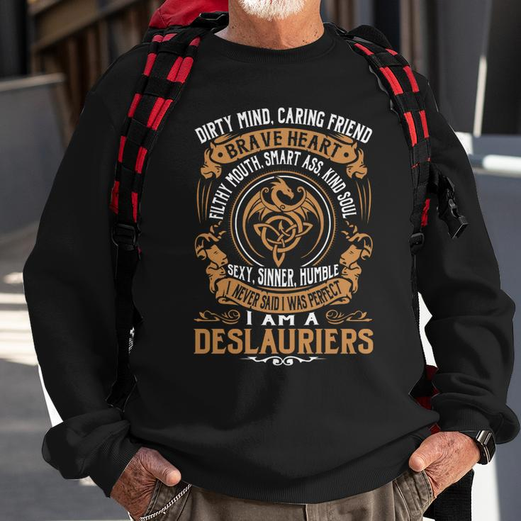 Deslauriers Brave Heart Sweatshirt Gifts for Old Men