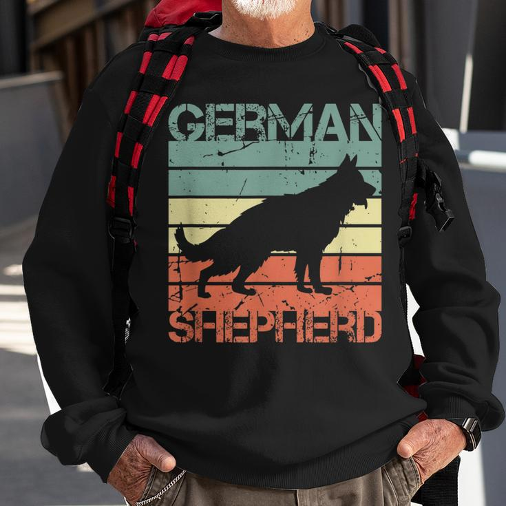 Deutscher Schäferhund Vintage Look Hunde Mama Hunde Papa Sweatshirt Geschenke für alte Männer