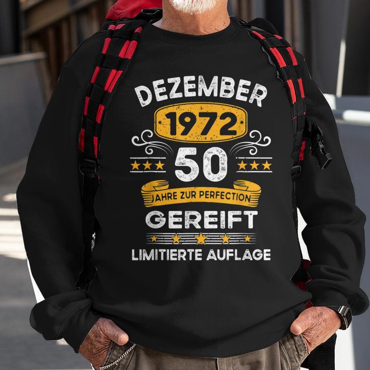 Dezember 1972 Lustige Geschenke 50 Geburtstag Sweatshirt Geschenke für alte Männer