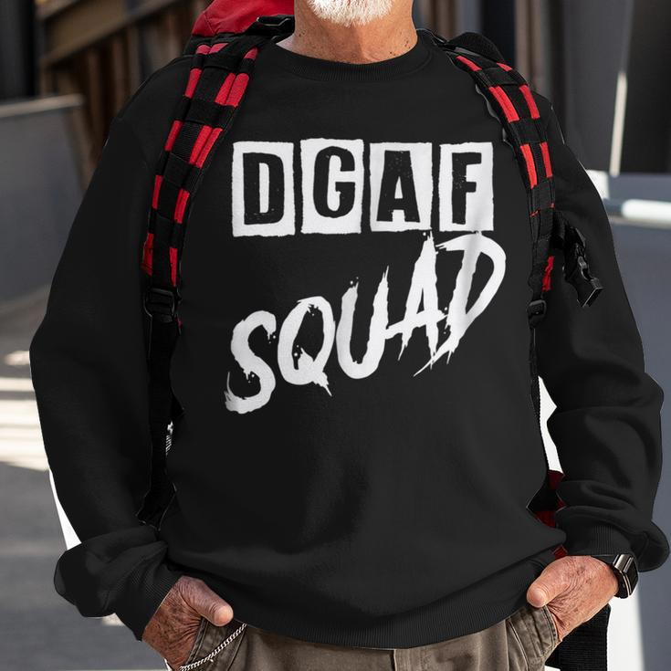 Dgaf Squad Sweatshirt Gifts for Old Men