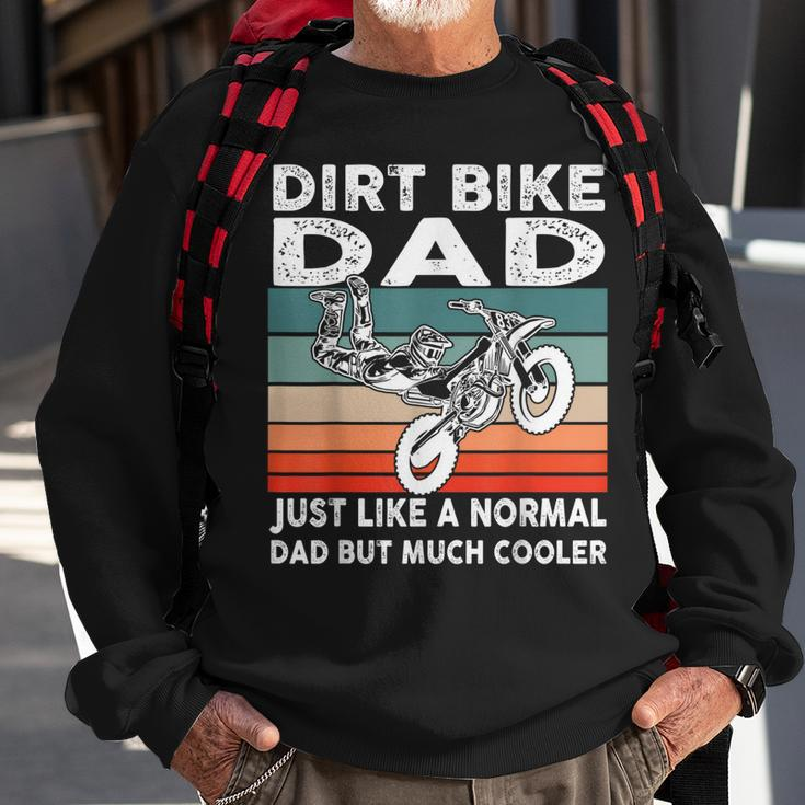 Dirtbike Motocross Dirt Bike Dad Mx Vintage Sweatshirt Gifts for Old Men