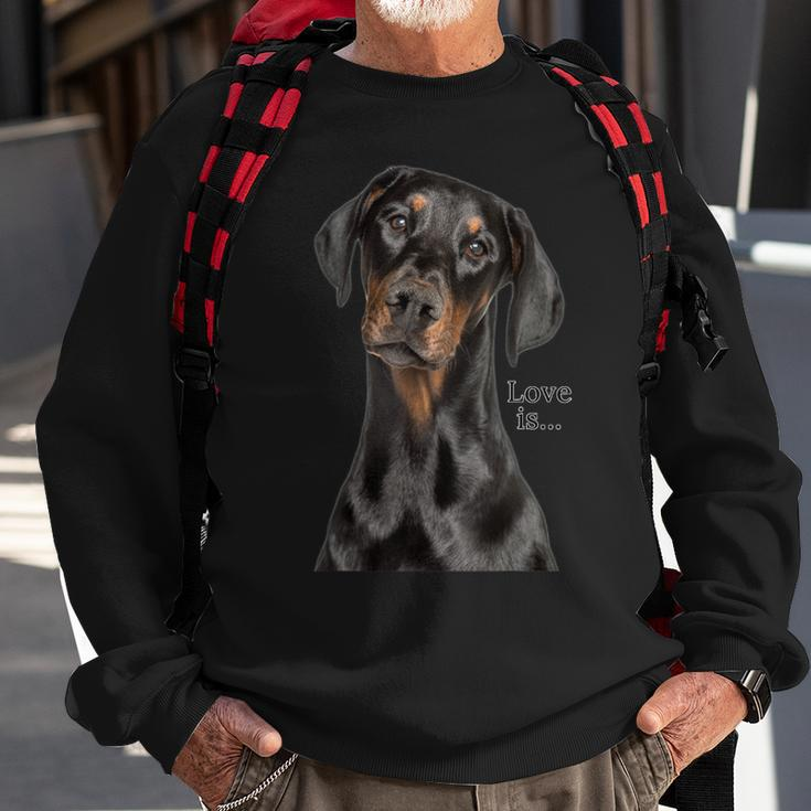 Doberman Tee Doberman Pinscher Dog Mom Dad Love Pet Puppy Sweatshirt Gifts for Old Men
