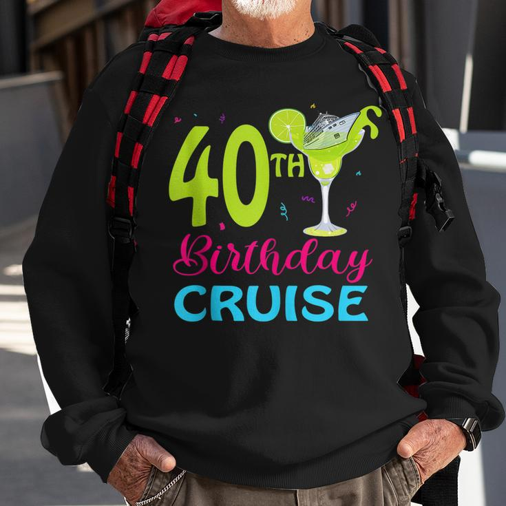 Drinking Party 40Th Birthday Cruise Vacation Squad Cruising Sweatshirt Gifts for Old Men