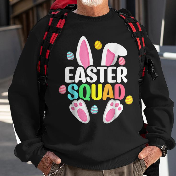 Easter Squad Family Matching Easter Day Bunny Egg Hunt Group Sweatshirt Gifts for Old Men