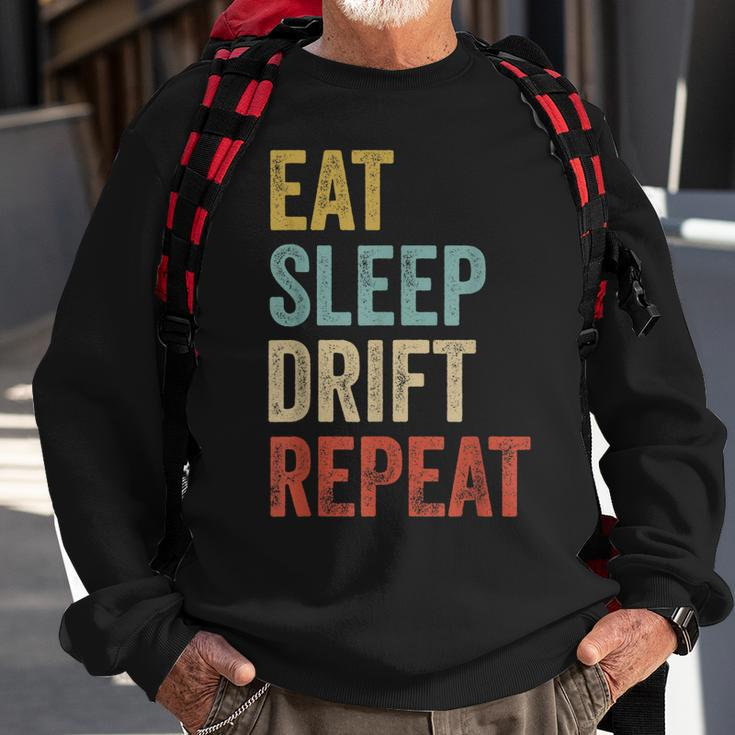 Eat Sleep Drift Repeat Drift Race Men Women Sweatshirt Graphic Print Unisex Gifts for Old Men