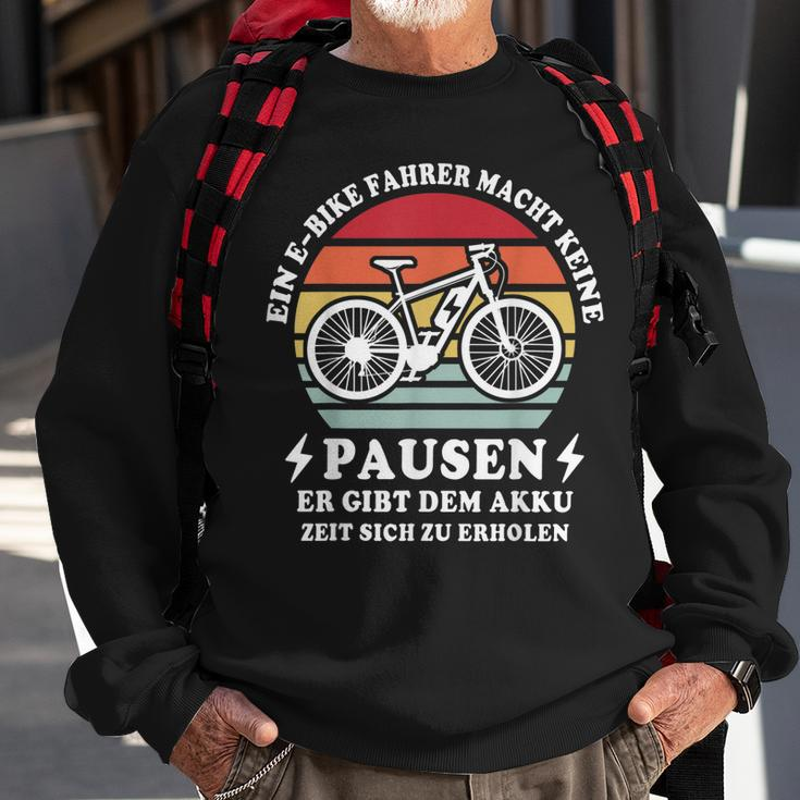 Ebike Mountainbike Männer Fahrrad Zubehör E-Biker Sweatshirt Geschenke für alte Männer