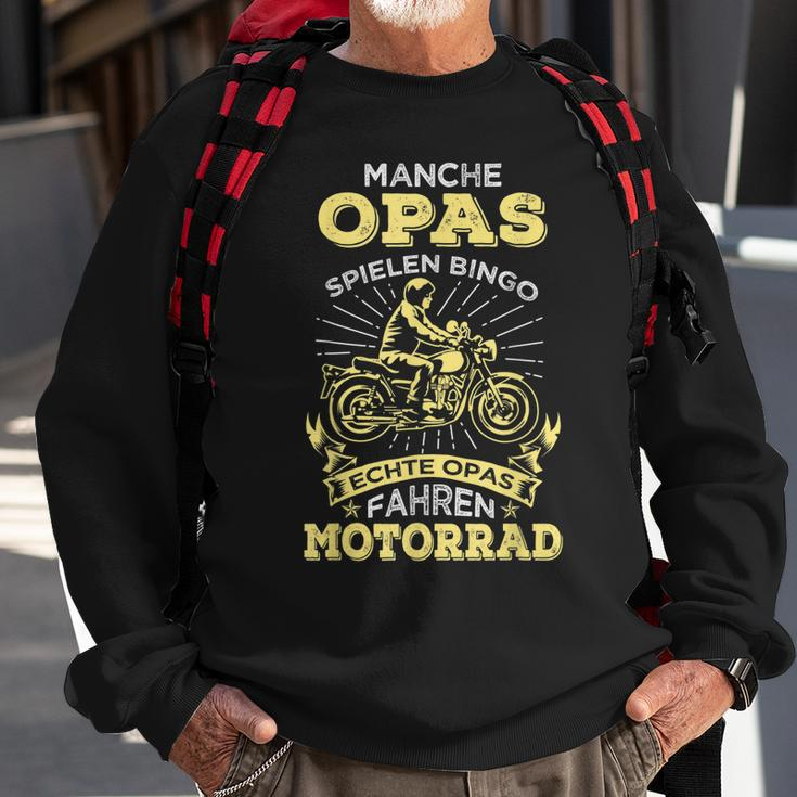 Echte Opas Fahren Motorrad Sweatshirt, Ideal für Großväter Geschenke für alte Männer