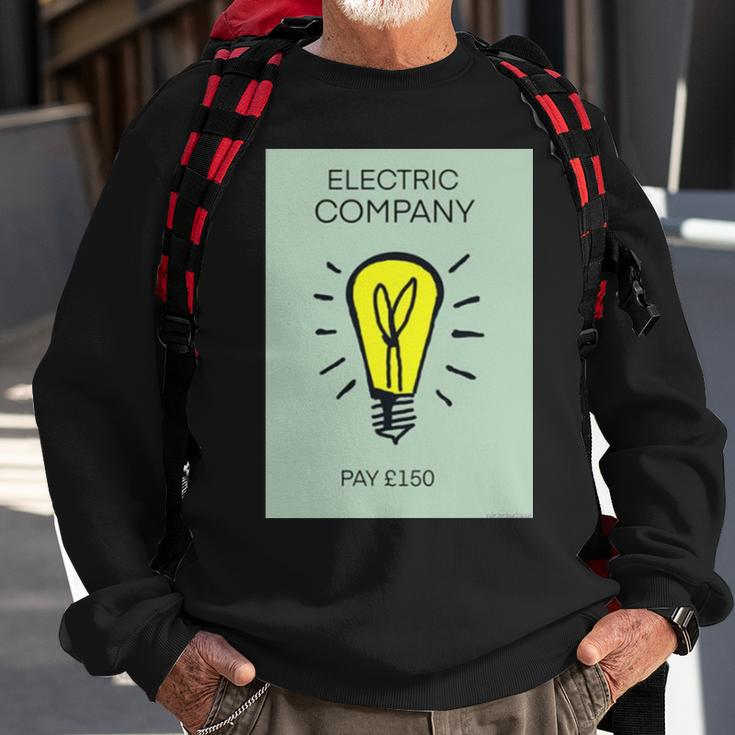 Electric Company Monopoly Sweatshirt Gifts for Old Men