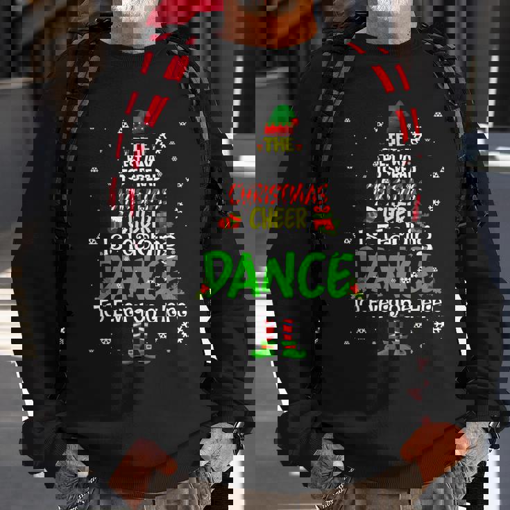 Elf Dance Teacher Best Way Christmas Cheer Is Teaching Dance V3 Men Women Sweatshirt Graphic Print Unisex Gifts for Old Men