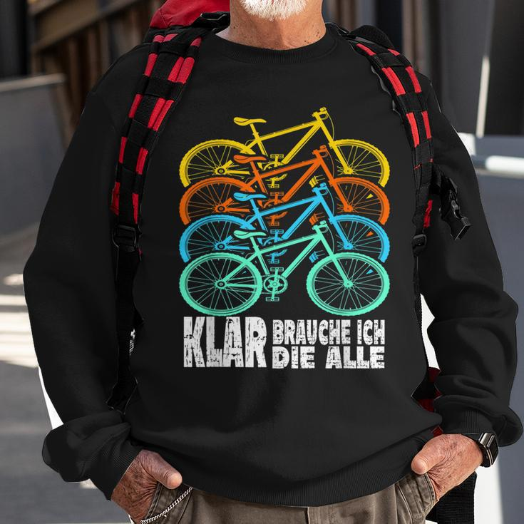 Fahrrad Mountainbike Radfahrer Lustiger Spruch Ebike Sweatshirt Geschenke für alte Männer