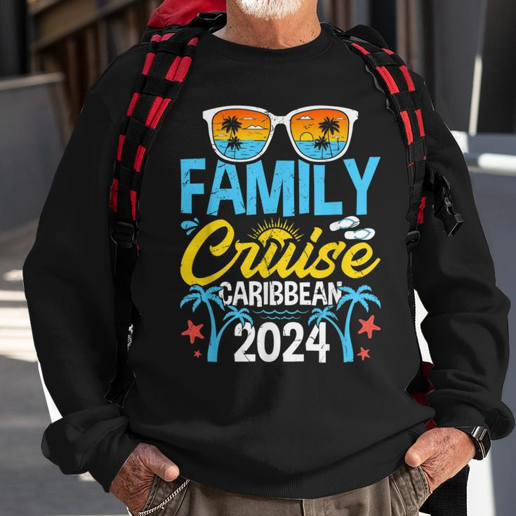Family Cruise Caribbean 2024 Vacation Souvenir Matching Sweatshirt Gifts for Old Men