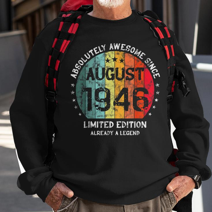 Fantastisch Seit August 1946 Männer Frauen Geburtstag Sweatshirt Geschenke für alte Männer