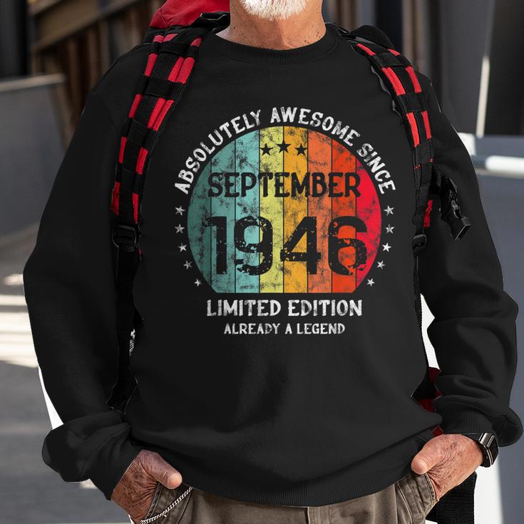 Fantastisch Seit September 1946 Männer Frauen Geburtstag Sweatshirt Geschenke für alte Männer