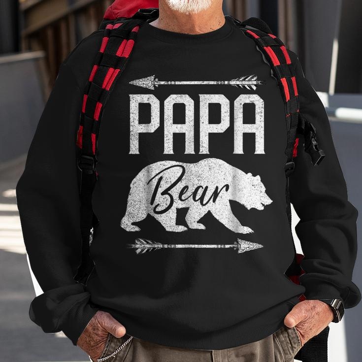 Fathers Day Gift Papa Bear Dad Grandpa Best Gift For Mens Sweatshirt Gifts for Old Men