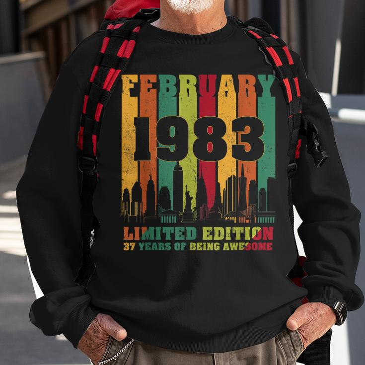 Februar 1983 37 Geburtstag 37 Jahre Alt Geburtstag Sweatshirt Geschenke für alte Männer