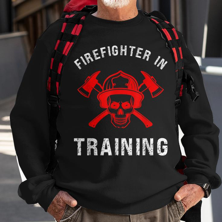 Firefighter In Training Future Fireman Fire Academy Sweatshirt Gifts for Old Men