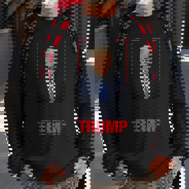 Free Trump - Conservative President Donald Prison Jail Trump Sweatshirt Gifts for Old Men