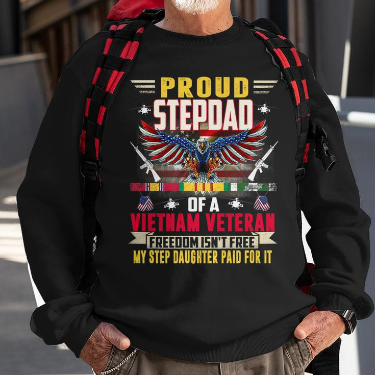 Freedom Isnt Free - Proud Stepdad Of A Vietnam Veteran Sweatshirt Gifts for Old Men