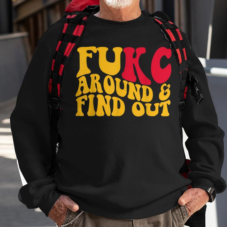Fukc Around And Find Out Sweatshirt Gifts for Old Men