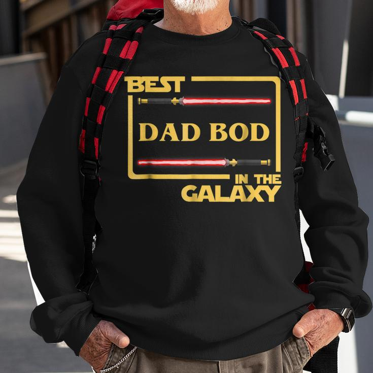 Funny Best Dad Bod In Galaxy Dadbod Birthday Gift Sweatshirt Gifts for Old Men
