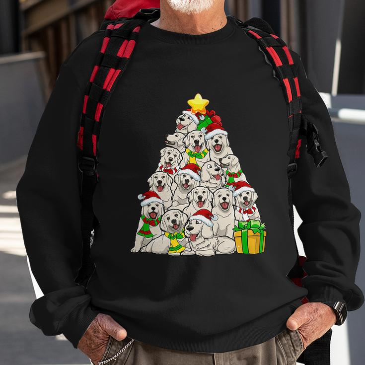 Funny Christmas Golden Retriever Pajama Shirt Tree Dog Xmas Sweatshirt Gifts for Old Men