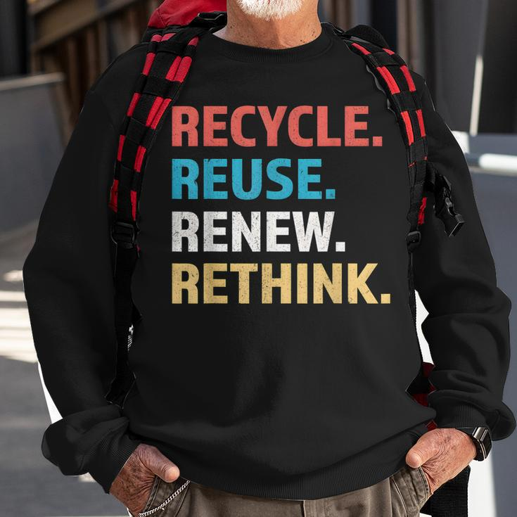 Funny Earth Day Saying For Earth Lovers Tree Huggers Sweatshirt Gifts for Old Men