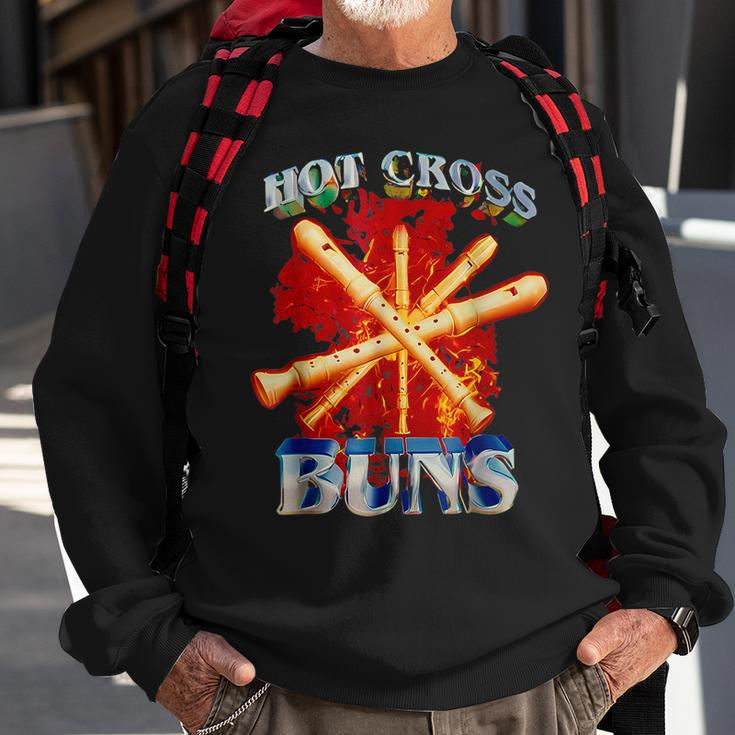 Funny Hot Cross Buns Cool And Hilarious Sweatshirt Gifts for Old Men