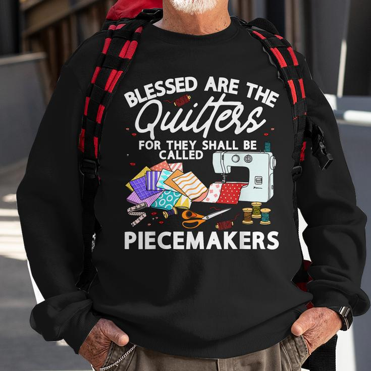 Funny Quilting Knitting Lover Sewing Sweatshirt Gifts for Old Men