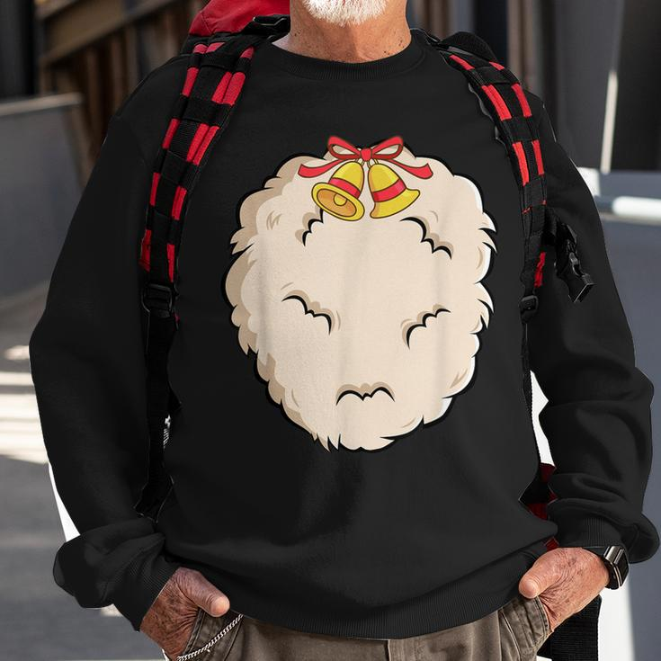 Funny Reindeer Belly Christmas Bells Winter Pajamas Men Women Sweatshirt Graphic Print Unisex Gifts for Old Men