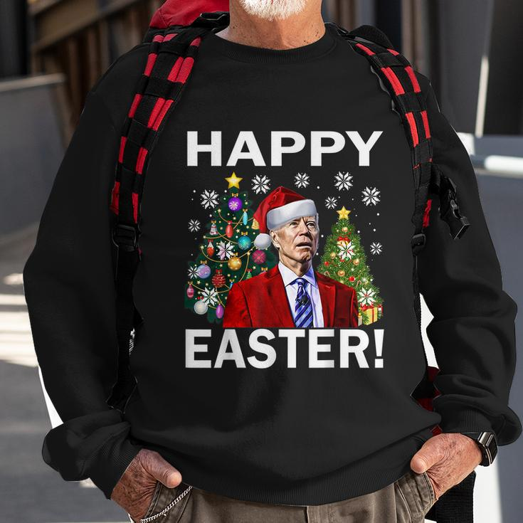 Funny Santa Biden Happy Easter Christmas Sweatshirt Gifts for Old Men