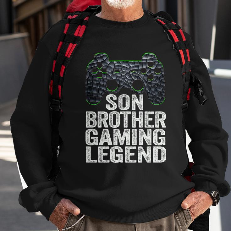 Gaming Funny Gift For Teenage Boys Cute Gift Son Brother Gaming Legend Gift Sweatshirt Gifts for Old Men