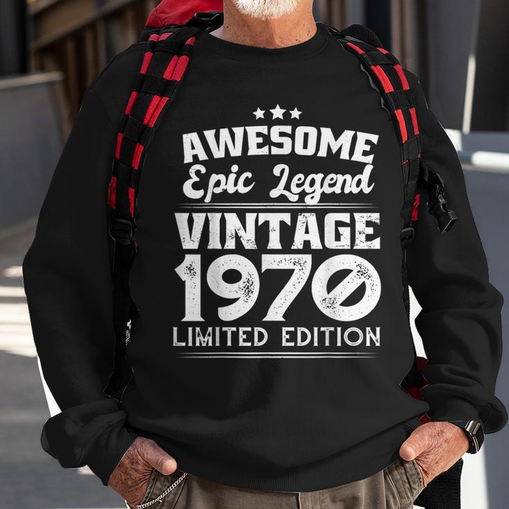 Gebaut Im 70Er Vintage Original Epische Legende Sweatshirt Geschenke für alte Männer