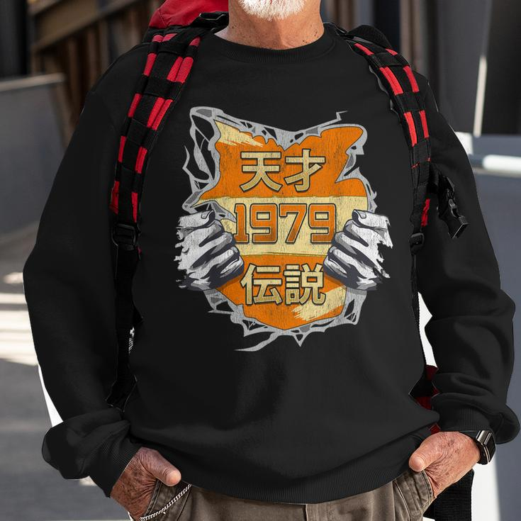 Geboren Im Jahr 1979 Japanese Genius And Legend Sweatshirt Geschenke für alte Männer