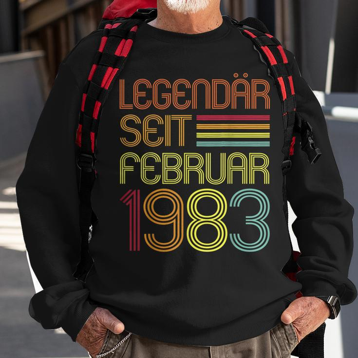 Geburtstag Legendär Seit Februar 1983 40 Years Sweatshirt Geschenke für alte Männer