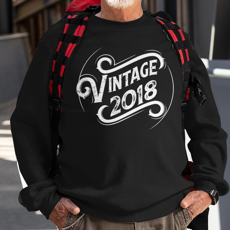 Geburtstag Vintage 2018 Sweatshirt Geschenke für alte Männer