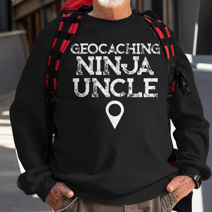 GeocachingFor Uncle Men Geocaching Ninja Uncle Gift Sweatshirt Gifts for Old Men