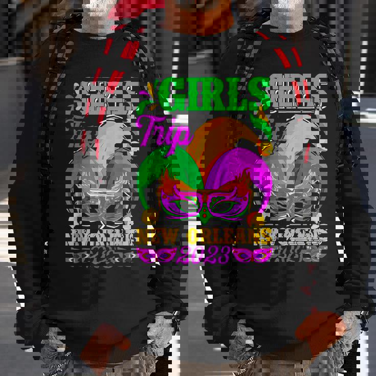 Girls Trip New Orleans 2023 Funny Jester Mask Mardi Gras Sweatshirt Gifts for Old Men Girls Trip New Orleans 2023 Funny Jester Mask Mardi Gras Sweatshirt Gifts for Old Men