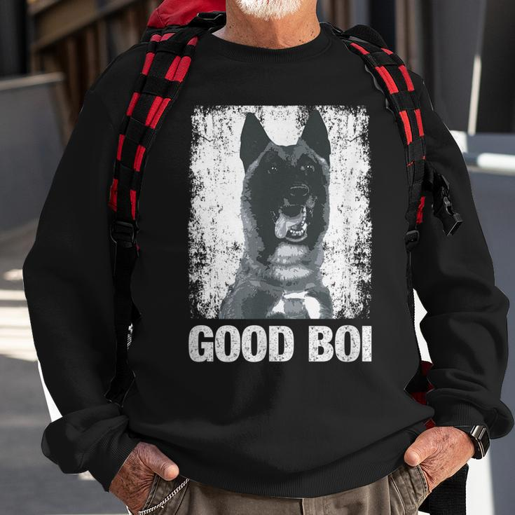 Goodboi Fur Missle Patriotic Military Dog Special Forces Sweatshirt Gifts for Old Men
