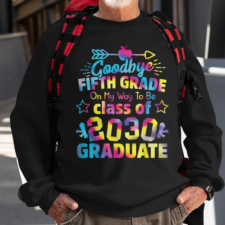 Goodbye 5Th Grade Class Of 2030 Grad Hello 6Th Grade Sweatshirt Gifts for Old Men